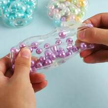 1/2/6/36pcs Handmade Grape Shaped Squeeze Ball (Adult Version), Colorful Beads Cat Claw Sensory Fidget Toys (Kids Version), Cute Soft Candy Sensory Toys, Random Style & Color - Multicolor - View 8