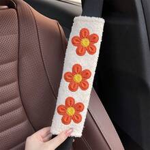 1pc/2pcs Car Seat Belt Shoulder Protector Fresh Floral Car Seat Belt Protector Soft And Comfortable - one-size - View 17