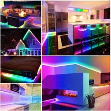 RGB Flexible Neon Light Strip, USB Powered With Remote Control, Multi-Color Switching, DIY For TV Backdrop, Living Room Decor, Gaming Room, Christmas & Halloween Decoration