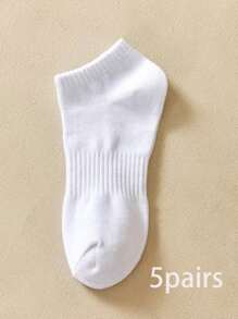 20 Pairs Plus Size Unisex Thin Breathable Antibacterial Odor-Resistant Crew Socks, Suitable For All Seasons