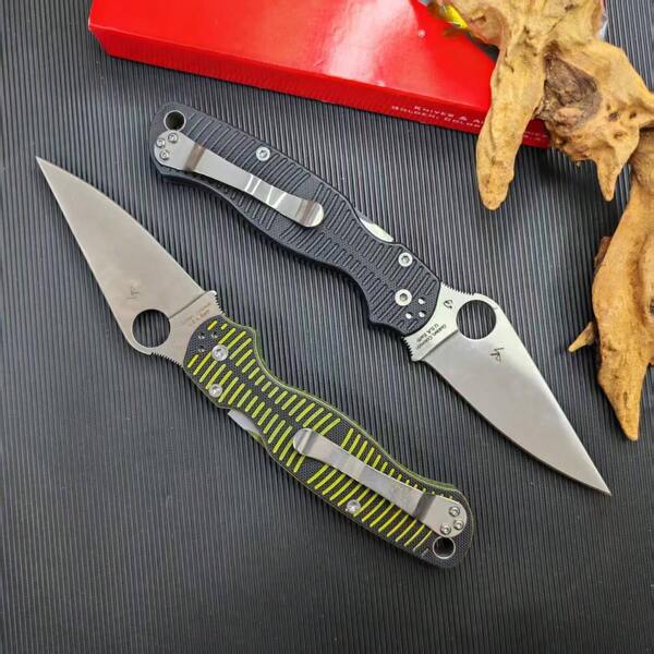 SDC81 Pointed-Tip Outdoor Folding Knife, G10 Handle, Two-Tone Striped Finish, High-Hardness Blade, Durable Everyday Carry Utility Knife, Daily Carry, Ergonomic Handle, Folding Knife, Pocket Knife, Self-Defense Tool, Utility Knife, Self-Defense Weapon, Tool, Men's Tool, Knife, Men's Knife, Multi-Tool, Survival Gear, Self-Defense Keychain, Men's Gift, Boyfriend Gift, Camping Essential, Car Essential, Apartment Essential, Camping Gear, Letter Opener