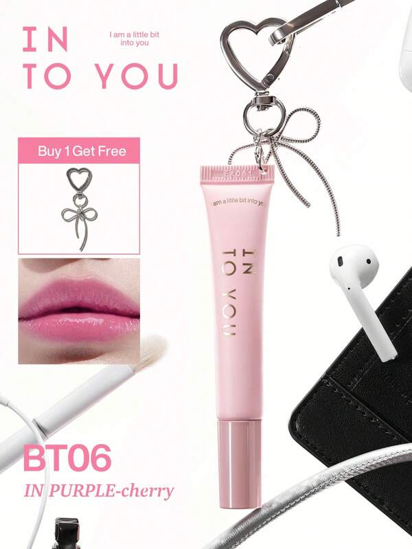 INTO YOU إنتويو جلوس الشفاه الناعم في أنبوب، مناسب للاستخدام اليومي