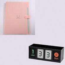 倒计时提醒板、日历笔筒、自律学习日历、创意桌面装饰、学校用品、返校
