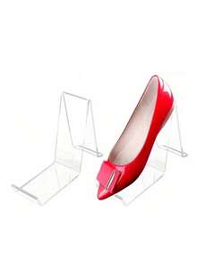 1/2/4/8-Piece Clear Acrylic Shoe Store Display Rack, Clear Sandal Display Rack, High-Heel Display Rack, Shoe Rack, Suitable For Homes And Shopping Malls - Clear - View 7