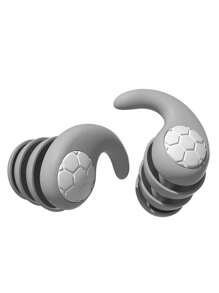 1 Pair Silicone Ear Plugs, Comfortable Silicone Ear Plugs, High Quality Silicone Ear Plugs Suitable For Swimming, Diving, Sleeping And Surfing