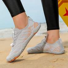 Giày đi biển nhẹ, nhanh khô, năm ngón, đi chân trần, thích hợp cho đi bộ đường dài, leo núi, lướt sóng, chèo bè, câu cá dành cho cả nam và nữ - Xám - Xem 6