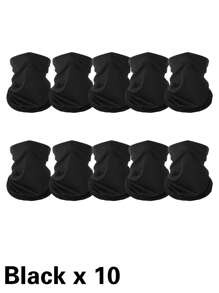 Musion 1/2/3/5/10 Pcs Sun Protection Bike Face Mask Dustproof Motorcycle Cycling Mask Elastic Multifunctional Neck Gaiter Anti UV Sports Mask