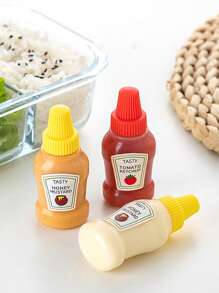 12/8/4/2pcs Bento Boxes, Tourism Mini Seasoning Bottle, Bento Box Seasoning Organizer,Portable Salad Dressing Bottles With Lid, Mini Sauce Bottles, For Office, Work, School, Camping And Picnic, For Sauce, Spice And Jam, Kitchen Organizers And Storage, Kitchen Accessories,Mother's Day,Gift For My Mother,Back To School Supplies, Back To School Season Supplies