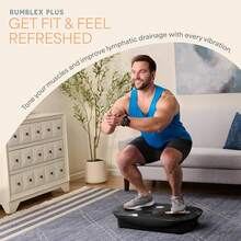 Lifepro Vibration Plate Machines – Full Body Vibration Plate For Workout, Recovery, Lymphatic Drainage & Fat Burn – 4D Motion, Silent Triple Motor Vibration Plate Exercise Machine For Joint Support & Circulation - Black - View 2