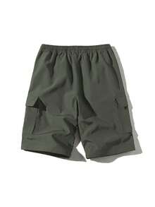 Men's Summer Workwear Shorts: New Arrival With Multiple Pockets, Casual And Athletic Pants - Army Green - View 6