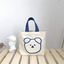 Women Tote Bags - 黑色小熊(無內袋) - 查看 6