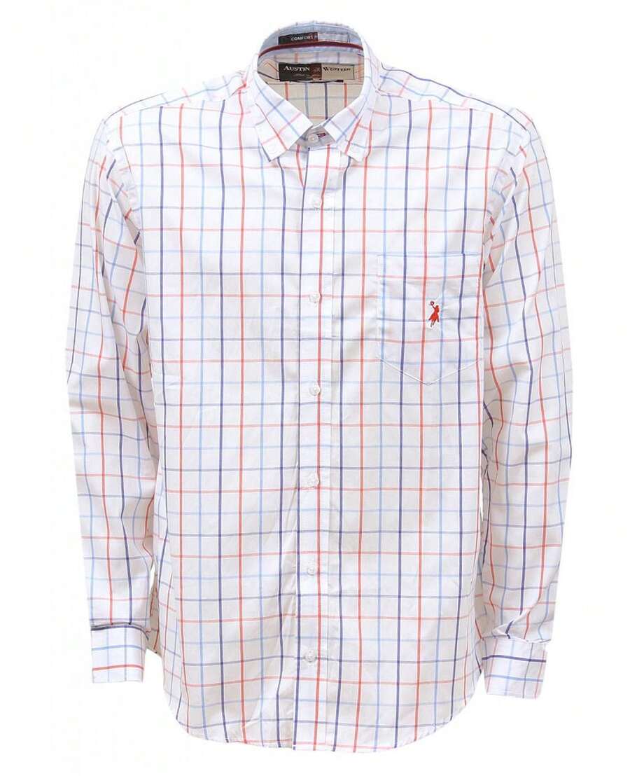Camisa Masculina Manga Longa Branca Austin Western 37713