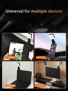 Đèn vòng LED chụp ảnh selfie, đèn chiếu sáng kẹp di động, phù hợp cho máy ảnh/điện thoại/máy tính xách tay/máy tính bảng/máy tính, dùng cho chụp ảnh/trang điểm/quay vlog. - Nhiều màu - Xem 5