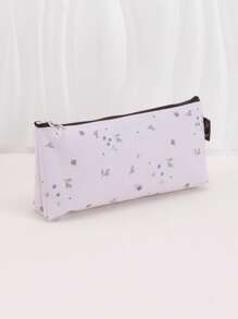 1 件，高端铅笔盒，涤纶材质，尼龙拉链，大容量，便携式铅笔袋，学校用品，情人节，万圣节，感恩节，返校季，生日特别礼物，可爱的铅笔袋