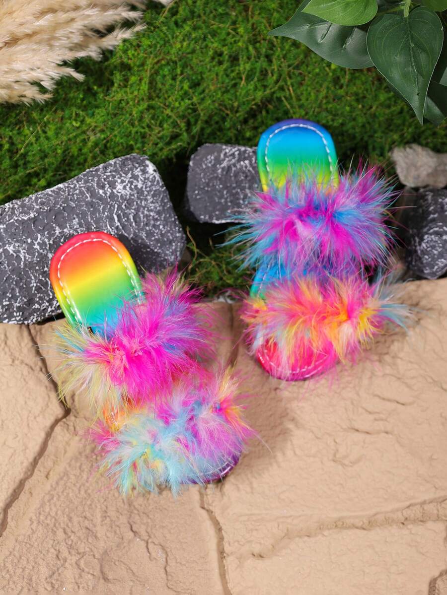 1 双儿童夏季鞋，时尚经典花卉图案，编织交叉，松紧带舒适百搭平底凉鞋，适合各种场合