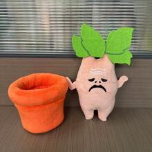 Warner Bros Harry Potter Mandrake Plush Toy Doll, Home Decor, Car Decoration, Bedroom, Sofa Plush Ornament, Children's Gift, Valentine's Day, Christmas, New Year's Plush Gift, Detachable Plush Doll - Multicolor - View 8