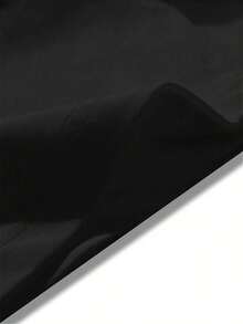 Camiseta de manga corta y cuello redondo de verano con estampado simple para hombres Manfinity Dauomo, camisetas estampadas con características de cultura callejera - Negro - Ver 2