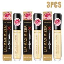 1 件/2 件透明丰唇膏，增强唇部弹性，淡化唇纹，丰唇精华 - 黃色 - 查看 12