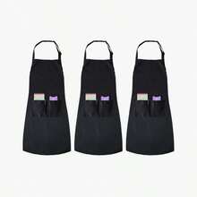 Black Aprons - 3pcs - Default - View 1
