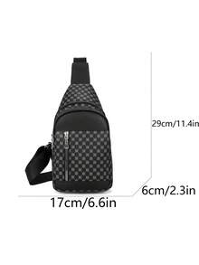 This Bag Can Be Shoulder Back, Cross-Body Back, Chest Back, A Variety Of Back Methods, Which Is Very Versatile. A Classic Bag Can Not Only Improve Your Fashion Taste, But Also Increase Your Self-Confidence And Personalized. This Bag Is Versatile And Easy To Carry. This Bag Is Simple And Elegant. - Black - View 8