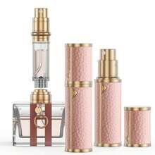 Travel Refillable Perfume Bottle, Leak-Proof 5ml Atomizer, Portable Luxurious Pocket Perfume Dispenser Pump Transfer Tool For Women Men Travel Accessories. - 灰色-10ml - 查看 9