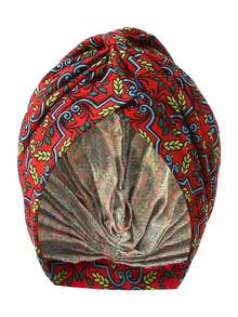 1 件花卉交叉弹性头带，波西米亚风格时尚发饰 - 彩色 - 查看 13