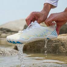 Giày đi biển nhẹ, nhanh khô, đi chân trần, thích hợp cho đi bộ đường dài, leo núi, lướt sóng, câu cá, thể thao dưới nước, dành cho cả nam và nữ - trắng - Xem 7