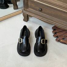 Women Loafers Shoes - 黑色 - 查看 2