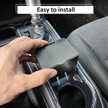 Organizador de monedas para consola central, compatible con 2016-2020, 2021, 2022 y 2023, accesorios para  Tacoma, soporte para monedas de plástico ABS, caja de almacenamiento - por defecto - Ver 5