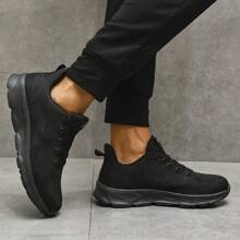 Zapatos deportivos casuales para hombres de talla grande, de tela de malla transpirable, zapatos de running duraderos para carretera, precio especial al por mayor