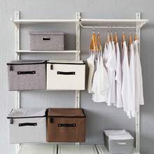 1 Piece Storage Box With Zipper Non-Woven Storage Box, Large Household Clothing Cotton Quilt Storage Bag Storage Box - Beige Storage Box With Zipper - View 4