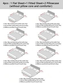 Bộ ga trải giường họa tiết hoa 4 món, bao gồm 1 ga trải giường có chun, 1 ga phủ và 2 vỏ gối, bảo vệ nệm (không bao gồm ruột gối). Bộ ga trải giường cao cấp, có các kích cỡ: Super King, King, Queen, Twin. Mềm mại và thoải mái, phù hợp cho phòng ngủ, bảo vệ nệm. Có thể giặt máy. - Nhiều màu - Xem 3