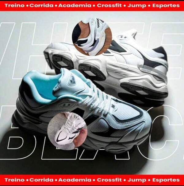 Tênis Unissex Plataforma Academia Corrida Crossfit Casual Leve Macio Estiloso Lançamento  Ar livre