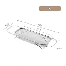 不锈钢细网过滤器和沥水篮，用于蔬菜过滤 - 厨房必备，过滤蔬菜