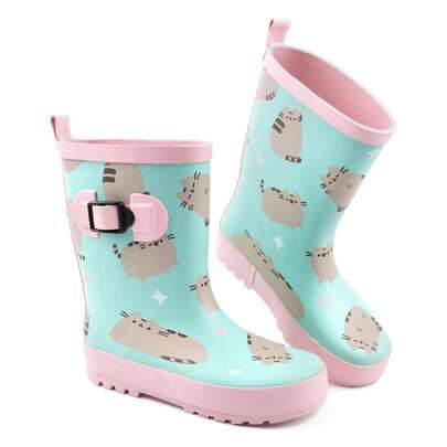  Vanilla Underground X Pusheen Girls Multicolor Wellington Boots Without Handles | Pusheen Product | Officially Licensed Merch