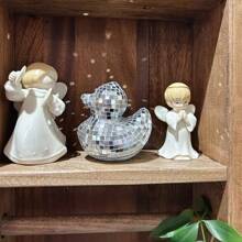 1pc Mirror Mosaic Duck Disco Ball Ornaments Party Decoration Best Gifts Birthday Graduation