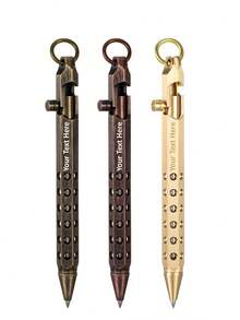 男士个性化刻字钢笔，栓动式钢笔，毕业礼物，定制钢笔，周年纪念礼物，送给爸爸、老师的礼物，个性化栓动式钢笔，伴郎礼物，送给爸爸、男士、老师、毕业、公司、生日、男友、爷爷的礼物，定制刻字，圣诞礼物用品 - 彩色 - 查看 10