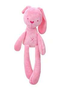 Juguete de peluche de conejo - Peluche ultra suave para bebés, juguete sensorial calmante para recién nacidos, muñeca de conejo acariciable para 0-12 meses (lavable a máquina, hipoalergénico, regalo perfecto para baby shower) - Multicolor - Ver 8
