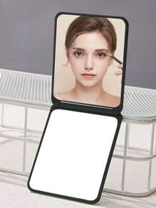 1-częściowe kwadratowe lusterko do makijażu zdobione kryształkami, nowe luksusowe, błyszczące diamentowe, kompaktowe, dwustronne, składane lusterko do makijażu, idealne do poprawek makijażu w podróży, lśniące, przenośne, składane, kompaktowe lusterko o kwadratowym kształcie, idealne do małej torebki, przenośne, wysadzane diamentami, składane, dwustronne, kieszonkowe lusterko o wysokiej rozdzielczości, dostępne w różnych wzorach diamentów, tanie, prezenty świąteczne, makijaż, akcesoria do makijażu, tanie rzeczy, prezenty, prezenty dla kobiet, prezenty świąteczne