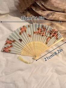 1 Peça Leque de Mão Dobrável, Leque de Mão para Casamento, Leque de Mão para Festa, Leque Decorativo, Estilo Elegante e Casual, Adequado para Férias, Festas, Atividades ao Ar Livre, Eventos Escolares, Adereços de Apresentação no Palco, Decorações DIY, Decorações de Parede, Acessórios de Vestuário de Carnaval