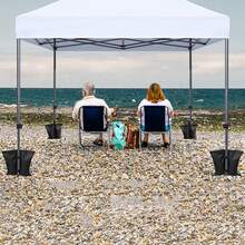 2pcs/Set Small & Large Canopy Sand Bags, 4pcs Canopy Sand Bags, 120 Lbs Canopy Sand Bags For Pop-Up Canopy, Gazebo, Instant Outdoor Shade, Outdoor Tent, Patio Umbrella, Shade Leg Sand Bags - Multicolor - View 2