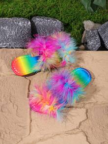 1 双儿童夏季鞋，时尚经典花卉图案，编织交叉，松紧带舒适百搭平底凉鞋，适合各种场合