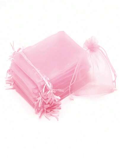 5/10/20/50/100Pcs Multi-Color Fashion, Gift Packaging Bags, Gift Bags, Home And Daily Necessities, Nylon Bag Storage Bags, Festival And Party Supplies, Wedding Supplies, Gift Decoration Packaging, Small Packaging Bags, Jewelry And Accessory Packaging