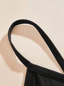 4 piezas de sujetadores deportivos sin costuras y con rayas para mujeres, ropa interior acolchada sexy y cómoda - Multicolor - Ver 7