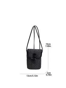 迷你斜挎手机包病毒式传播同款独特设计时尚百搭小单肩包必备配件钱包钱夹 - 彩色 - 查看 21