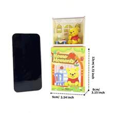 Miniso Figuras decorativas de la serie del hogar de Winnie the Pooh - Reproducción de escenas clásicas del hogar, combinando PVC de alta calidad con una artesanía fina, regalo de cumpleaños y regalo festivo (1 pieza, entrega aleatoria) - Multicolor - Ver 9