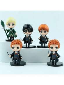 Harry Potter! Harry Potter Popular Dolls And Character Models Decorative Ornaments, Random Blind Box Decorations Small Gifts. Suitable For Birthday Gifts, Valentine's Day Gifts, Creative Gifts, Anniversaries, Graduation Season, Thanksgiving, Independence Day, Christmas, Halloween Gifts, Gifts For Friends, Family And Best Friends - Multicolor - View 2