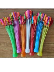 555pcs Water Balloons, Summer Toy, Water Balloon Games, Party Balloons, Essential For Valentine's Day, Mother's Day, Graduation Season