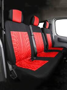 2+1座汽车座椅套，单人/双人座椅套，可水洗座椅套，适用于驾驶员/乘客座椅，适合大多数卡车，卡车前排座椅 - 款式A - 查看 6