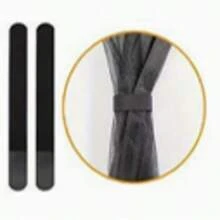 1件磁性纱门，网状帘布，配有强力磁铁和全框魔术贴，多种颜色可选（灰色、白色、黑色、棕色），隐藏式磁条设计，优雅紧密闭合，密实网眼，有效防蚊虫并保护隐私。